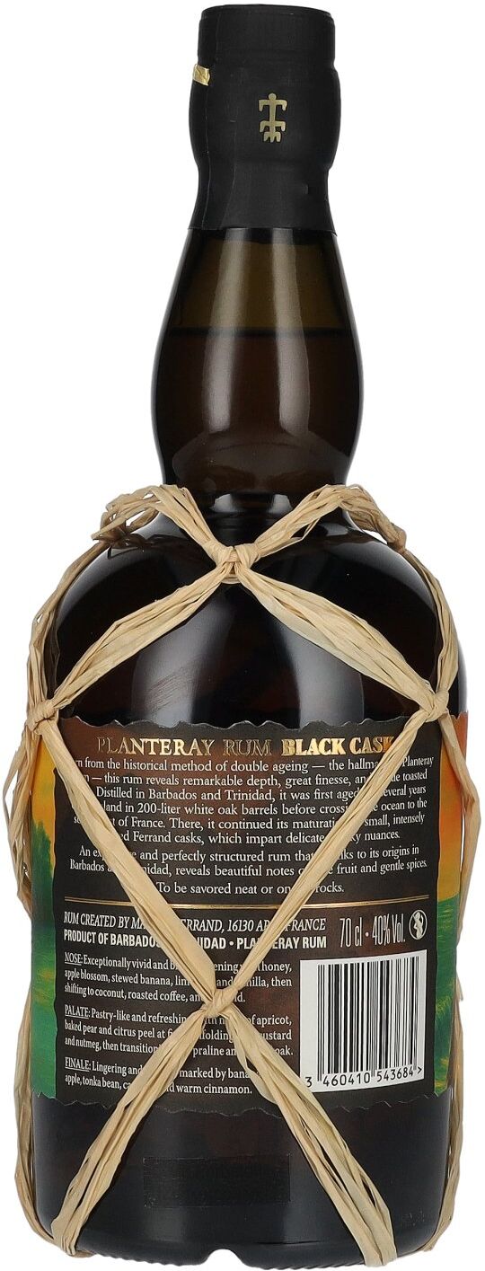 Planteray Rum BLACK CASK Barbados & Trinidad 40% Vol. 0,7l