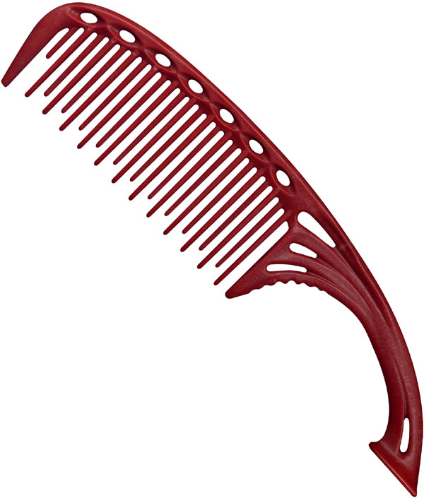 YS Park Shampoo Comb No. YS-605 Rot HA-85y605r