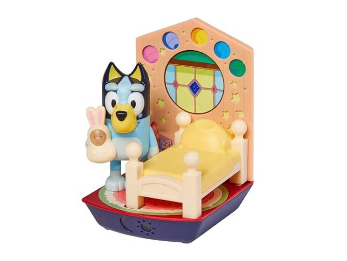 Bluey GoGlow Dream 3 in 1 Nachtlampje Kids Nachtkastje Slaap Trainer Zaklamp en Slaap Timer, Veelkleurig (14345)