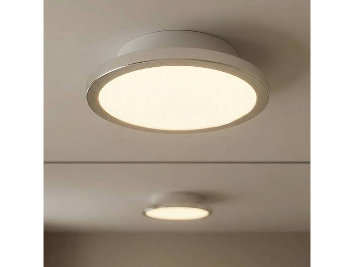 Plafondlamp Aqua, chroom / zilver, Badkamer, Aluminium, Modern, Plafondlamp badkamer