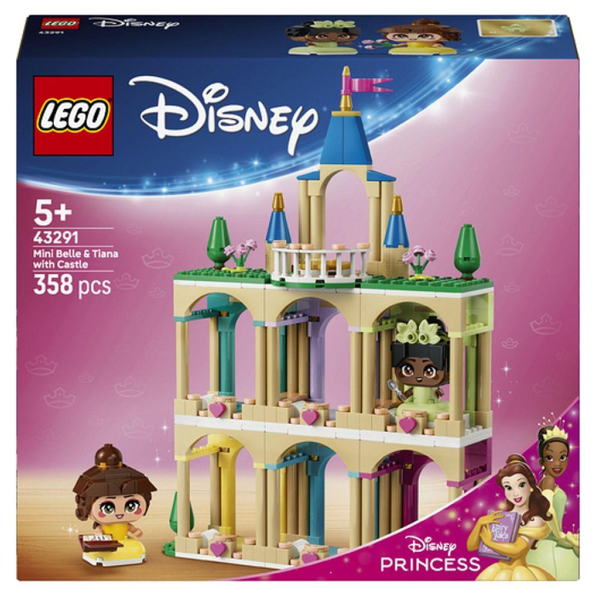 LEGO Disney Princess Minifiguren Belle en Tiana op het Kasteel 43291