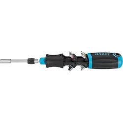 Magazin-Bithalter HAZET mit Ratschenfunktion 1/4" 13-teilig