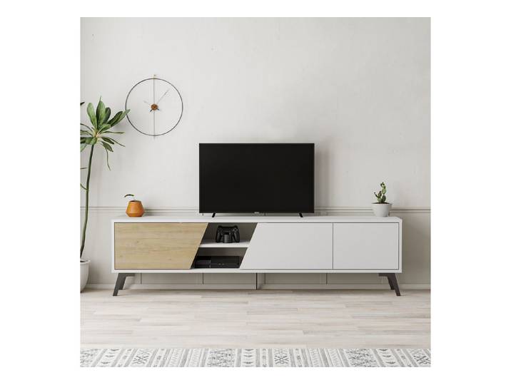 Decortie TV-Schrank FIONA verschiedene Farboptionen, 180 × 36 ×48 ccm