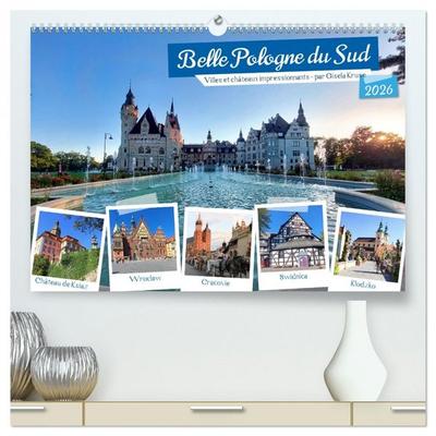 Belle Pologne du Sud (Calendrier mural 2026 DIN A2 vertical) calendrier de bureau