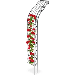 Relaxdays, Pflanzen Zubehör, Rosenbogen (72 cm, 39 cm)