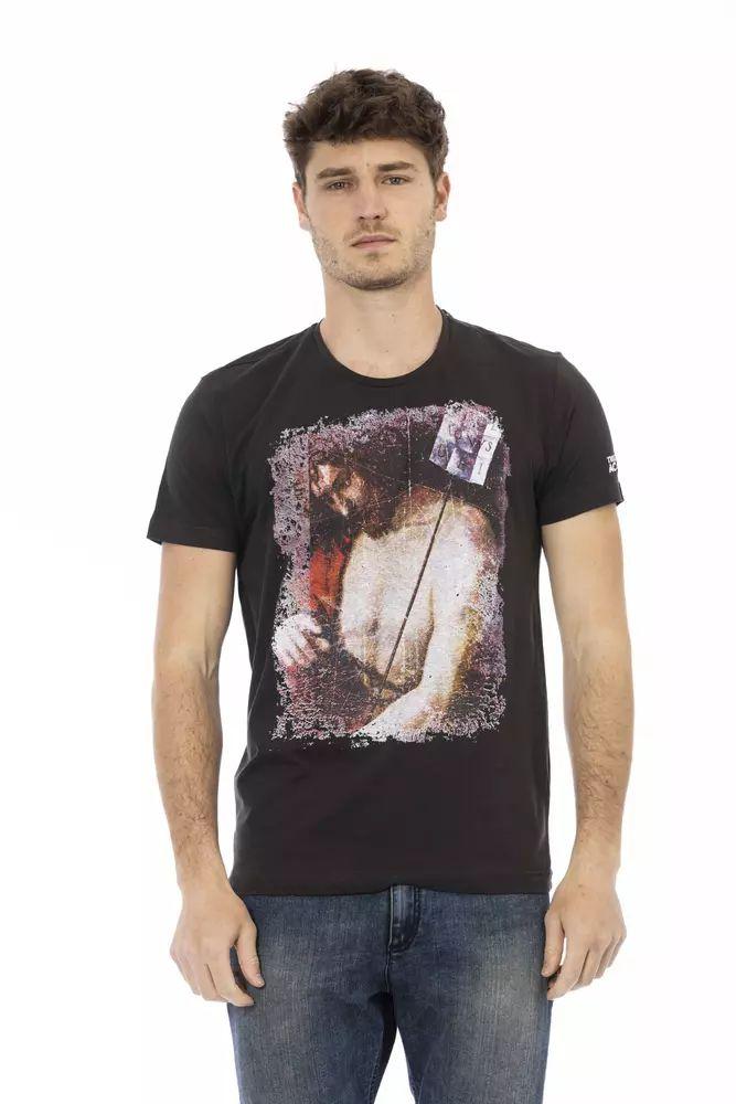 Jesus Kunst T-Shirt mit kurzen Ärmeln und Rundhalsausschnitt