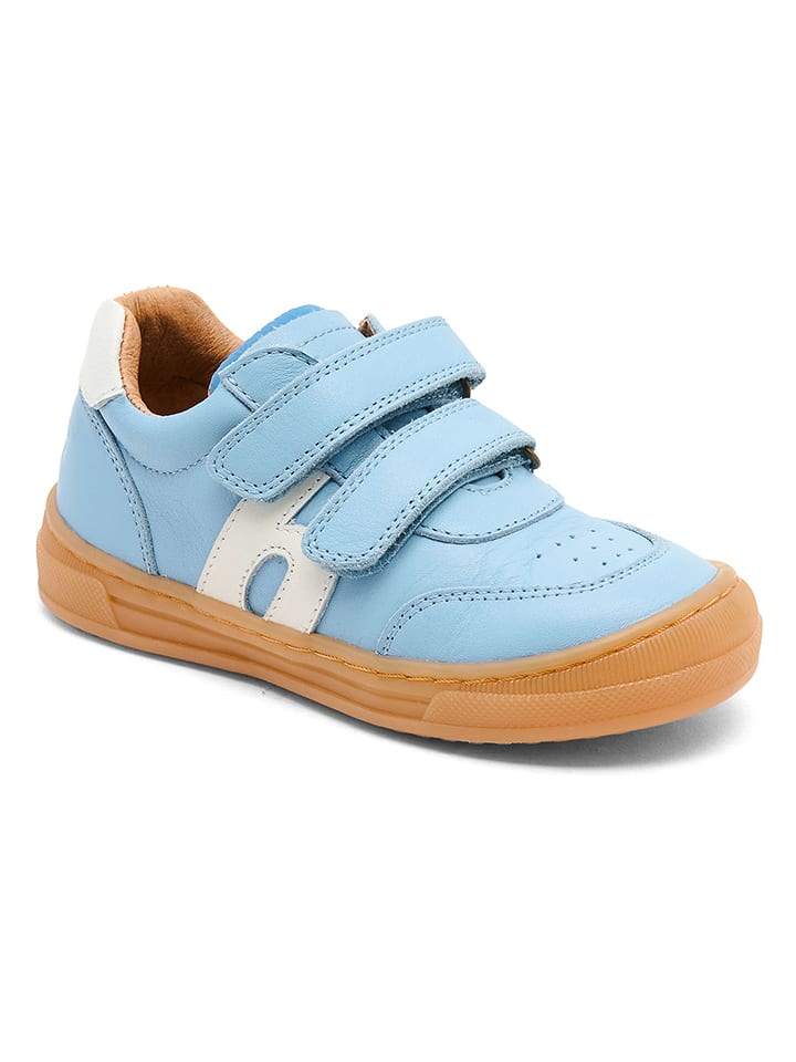 bisgaard Leder-Sneakers "Rob" in Hellblau - 25