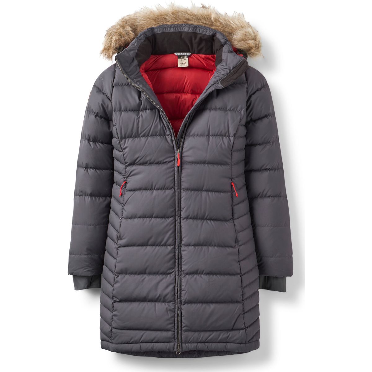 Rab Deep Cover Parka Wmns graphene (GRH) 16 QDB-33-GRH-16
