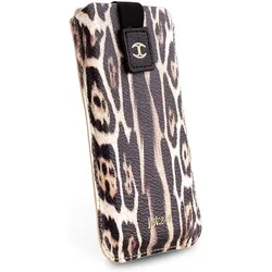 Pouch Case Leopard Gr. L  Single Stripe