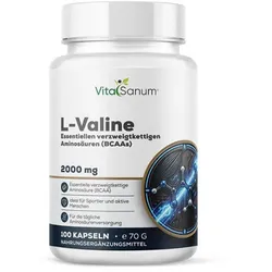 VitaSanum® L-Valin 2000 mg – 4 Kapseln Tagesportion
