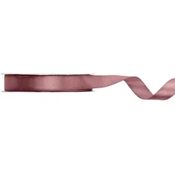 Satin Geschenkband dunkles altrosa 25m 12mm breit