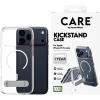 CARE Kickstand Case, Handyhülle transparent, iPhone 17 Pro Max, MagSafe