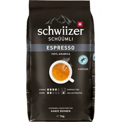«Schwiizer Schüümli» Espresso Bohnen - 1kg