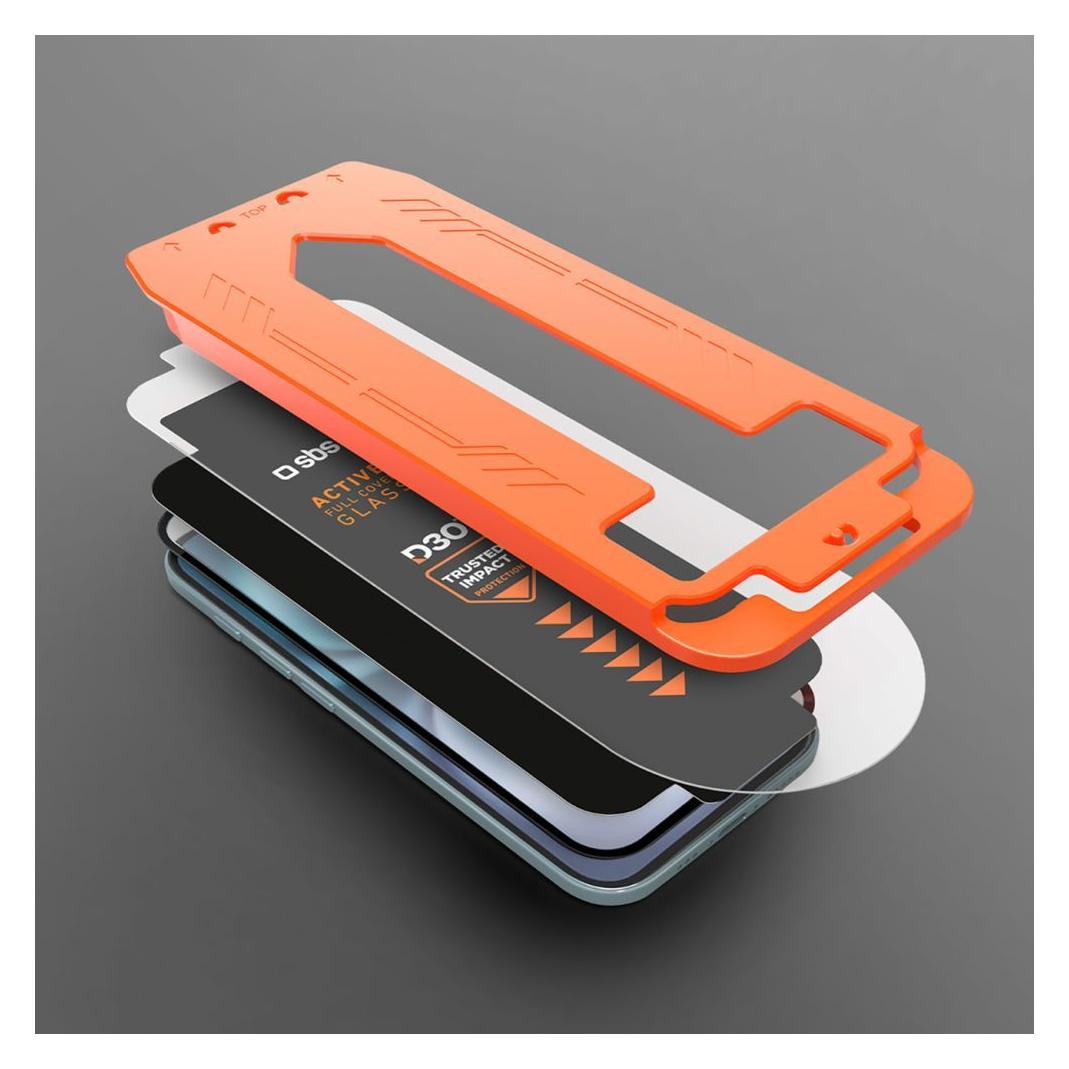SBS Smartphone Glas (1 Stk., Apple iPhone 15, Apple iPhone 15 Pro, Apple iPhone 16) (TEAPPLD3OIP1661)