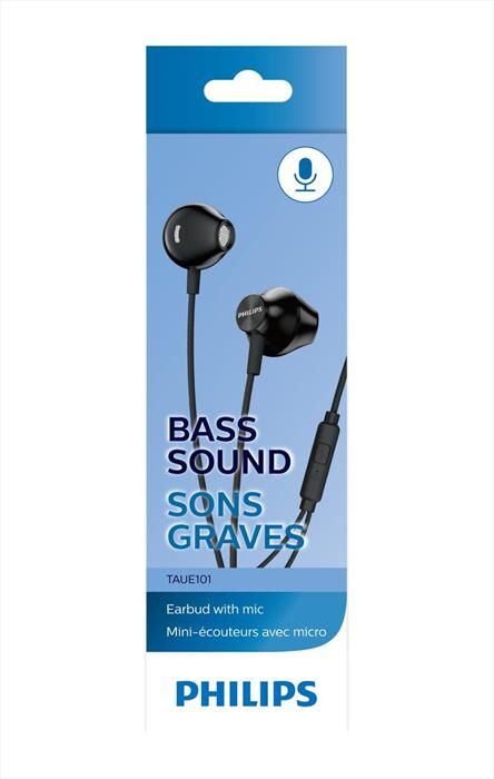Philips Auricolari Con Filo Taue101bk/00-black