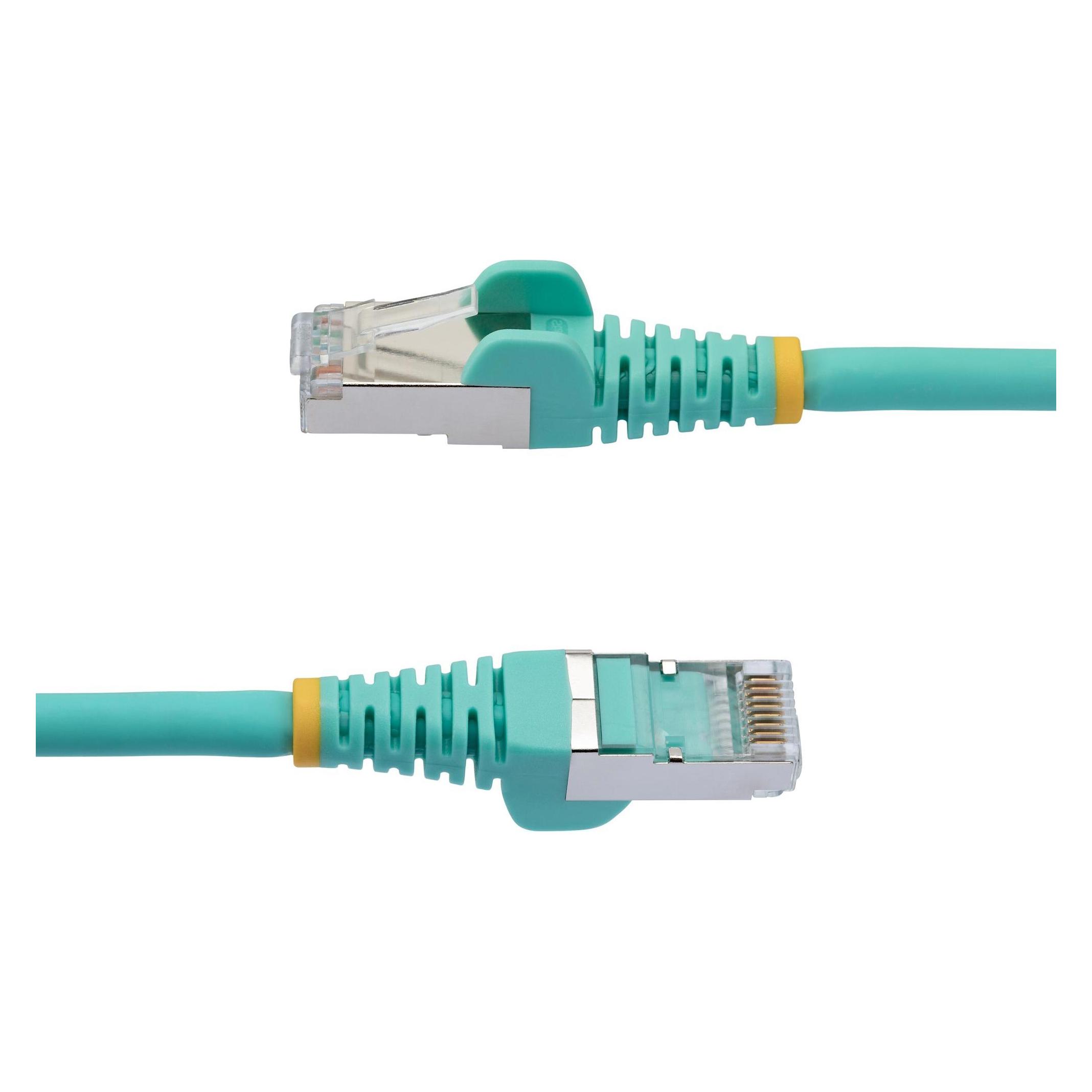 StarTech COM 10m CAT6a Kabel LSZH 10 Gigabit RJ45 LAN Kabel SFTP Patchkabel CAT6a Verlegekabel Abges (SFTP, CAT6a, 10 m) (NLAQ-10M-CAT6A-PATCH)