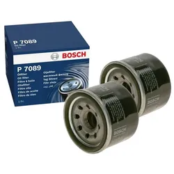 2x Ölfilter BOSCH F 026 407 089 für Smart Fortwo Cabrio