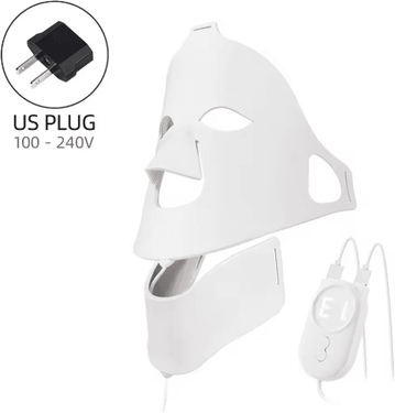 Inspire Picks 7 Color Silicone LED Face Mask Wireless Light Therapy Beauty Mask For Home Skincare us Plug