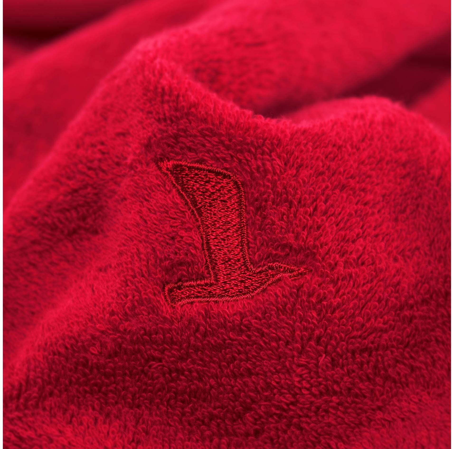 Badetuch MÖVE "Superwuschel 100 x 160 cm", rot, B:100cm L:160cm, Baumwolle, Handtücher, Badetuch rot B/L: 100cmx160cm, 1 Stk.