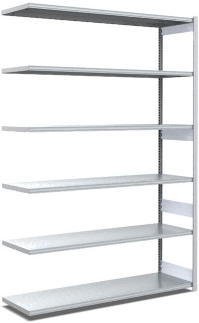 Type de rayonnage Bito : EL 40mm set de rayonnage / 100kg 2499x1296x524 6FB galvanisé (C1236-0015)
