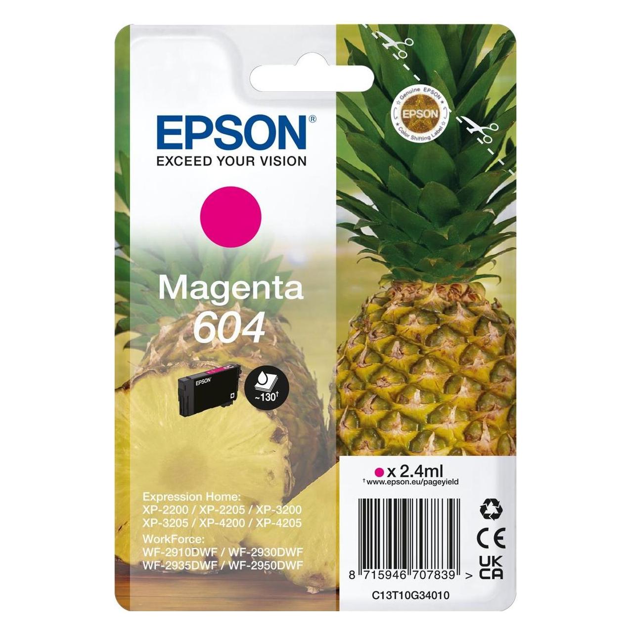 Epson Ink/604 603 Starfish MG SEC (M) (C13T10G34020)