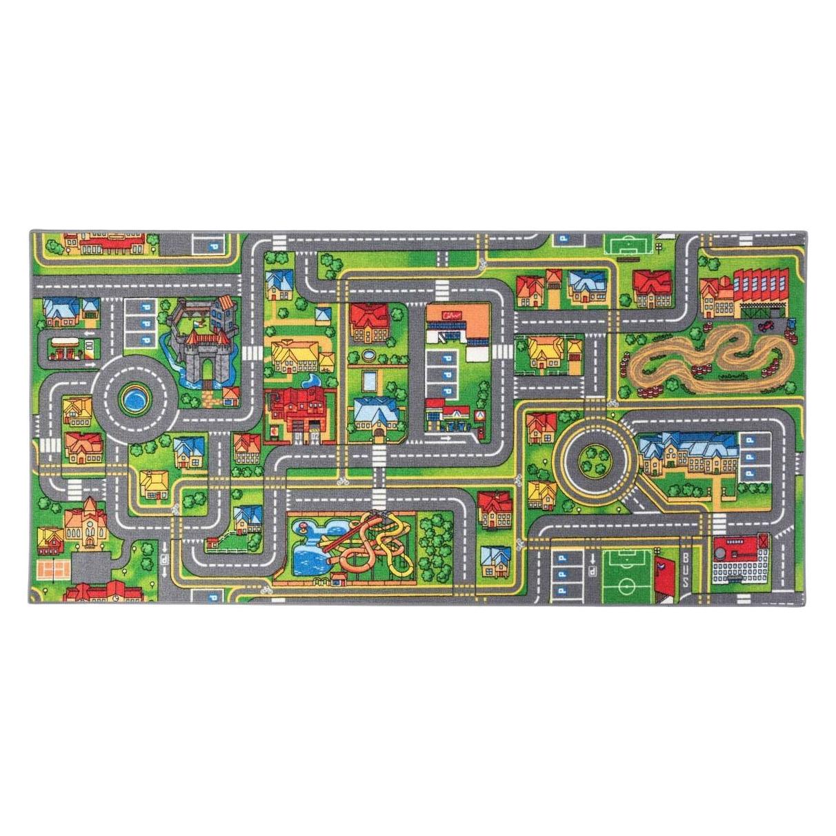 Rebel Roads Rebel - Play rug - City roadway - 95 x 200 cm (200 x 95 cm) (307001)