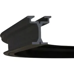 Wentex Eurotrack - Corner 90° - Black R=500 mm
