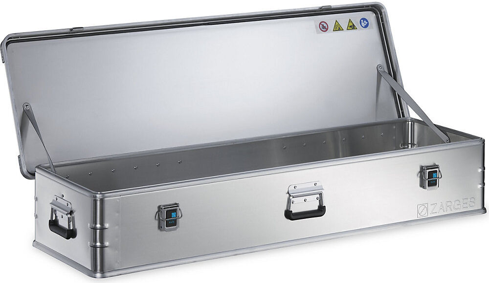 Alu-Transportkiste, Inhalt 119 l, Innen-LxBxH 1350 x 400 x 220 mm, in robuster Ausführung ZARGES