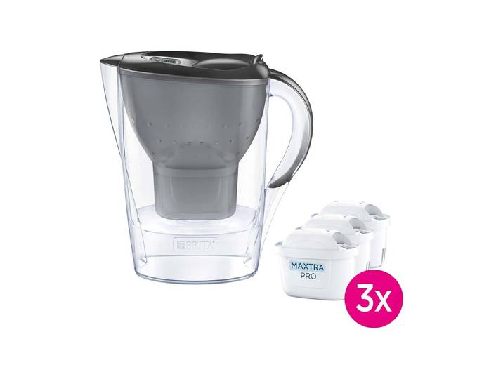 BRITA Marella Wasserfilter 2,4l inkl. 3x Maxtra Pro Pure Performance