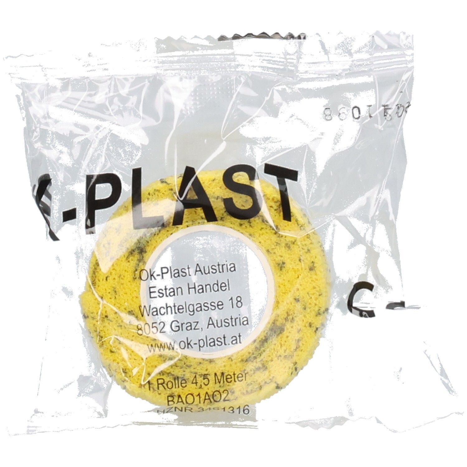 Ok-Plast Pfl+Finvb 2,5 Ge/Sm 1 St Pflaster