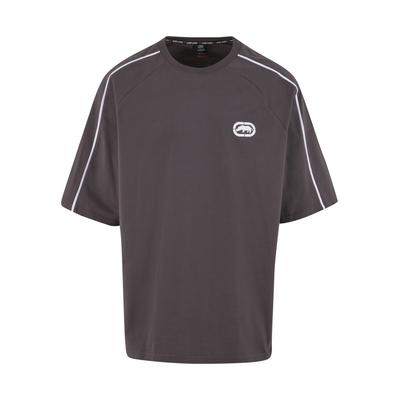 T-Shirt ECKO UNLTD. "Ecko Unltd. T-Shirts Rebound", Herren, Gr. M, grau (asphalt), 100% Baumwolle, bedruckt, oversize, Rundhals, Shirts T-Shirt