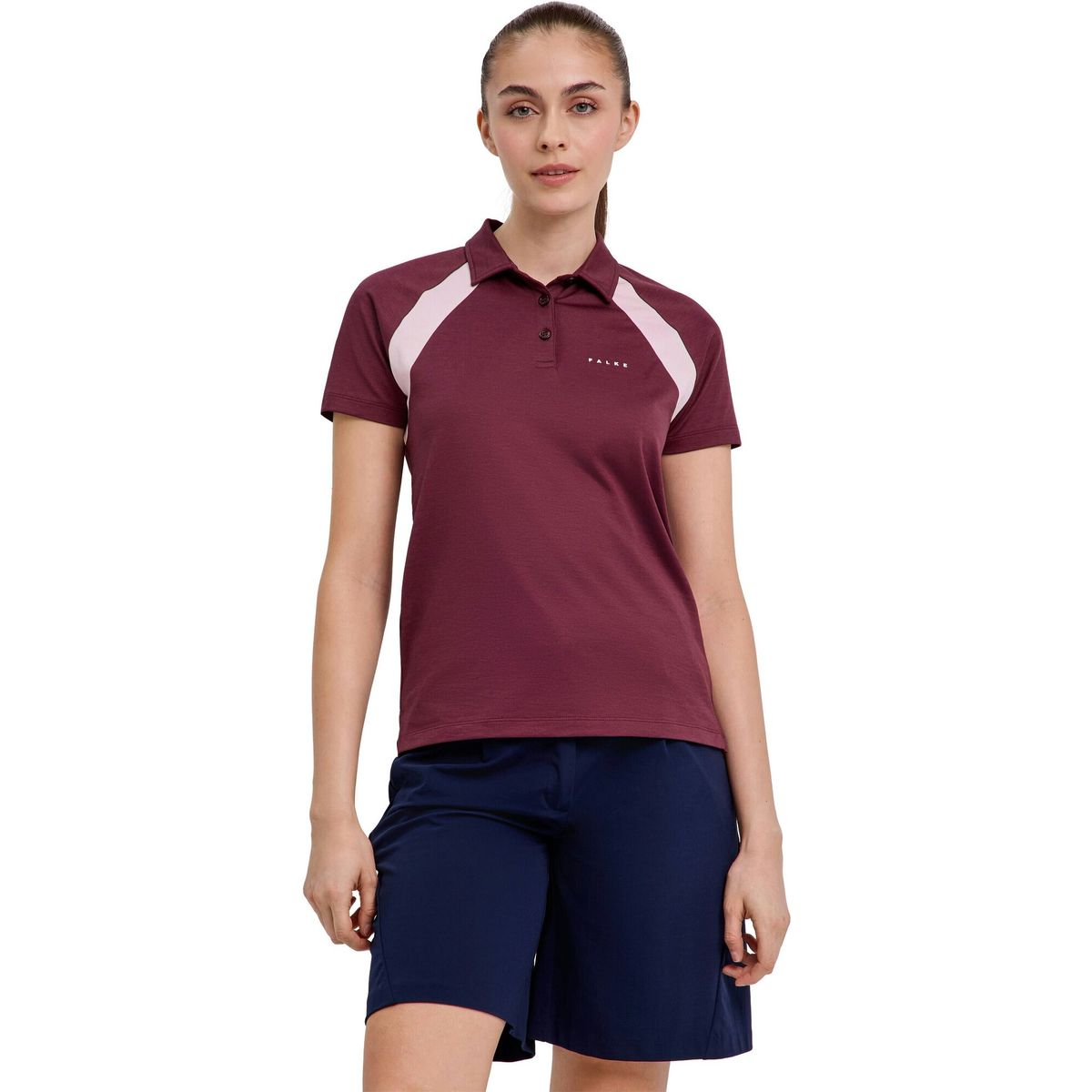 Falke Damen Golf Polo Shirt mahogany (8344) L 37515-8344-L