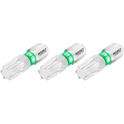HAZET Bit Sechskant 6,3 (1/4 Zoll) Innen TORX Profil Profil 3 Stück - 2223N-T40/3