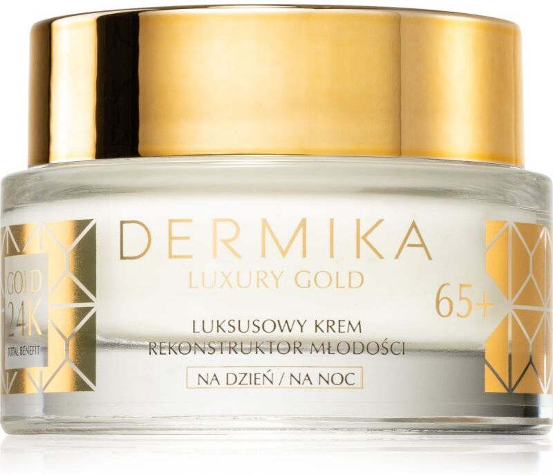 Dermika Luxury Gold crème rénovatrice 65 + 50 ml