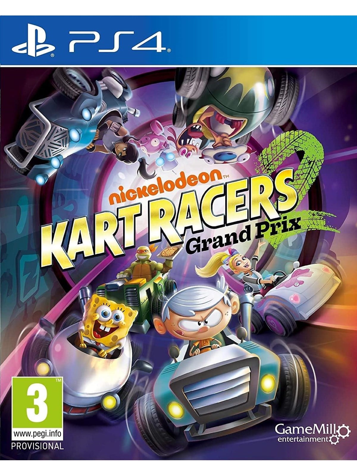 Nickelodeon Kart Racers 2: Grand Prix - Sony PlayStation 4 - Rennspiel - PEGI 3