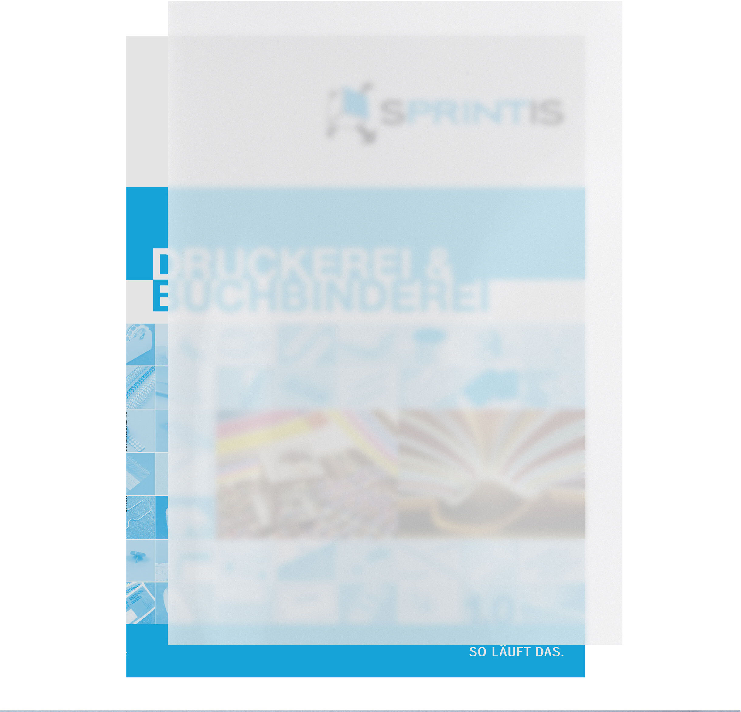 SPRINTIS 100 Unità - Copertine A4 PP   500 µm   opaca, trasparente