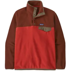 Patagonia Herren Lightweight Synch Snap-T Pullover - L - Amanita Red