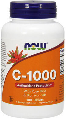 Suplemento Now Vitamina C-1000 100 comprimidos