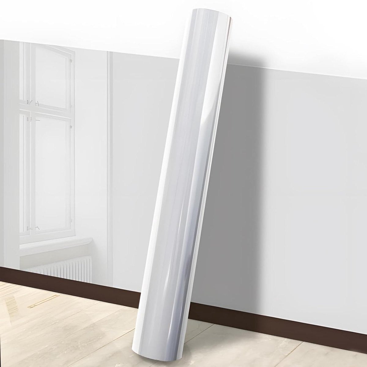 Transparante Plakfolie voor Bescherming van Muren en Meubels - Elektrostatisch Hechtend - 40 x 200 cm