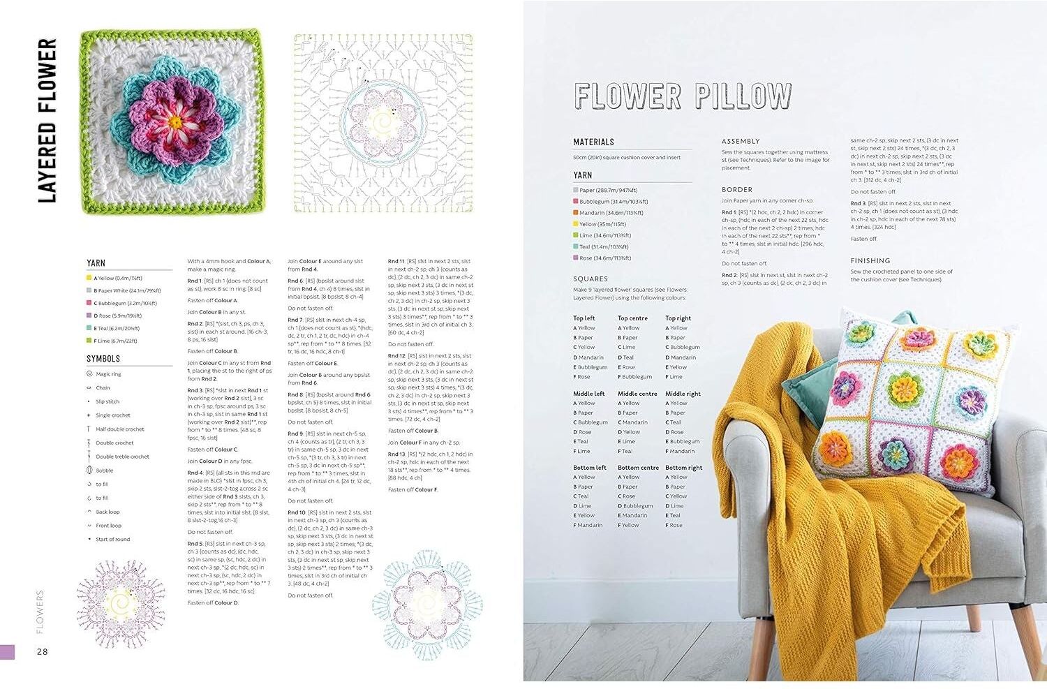 David & Charles 3D Granny Squares: 100 crochet patterns for pop-up granny squares - over 140,000 copies sold worldwide!