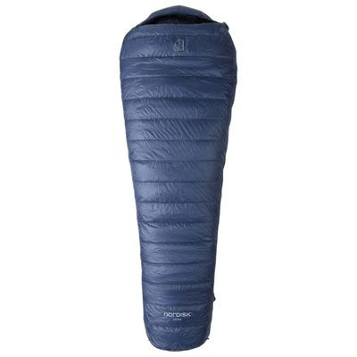 Nordisk - Walløe +10° Mummy Sleeping Bag - Daunenschlafsack Gr L - bis 190 cm Zip: Left Blau