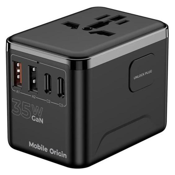Mobile Origin GaN Reiseadapter PW4 (35 W, 5 Ports) (MO-TRA35-PW4)