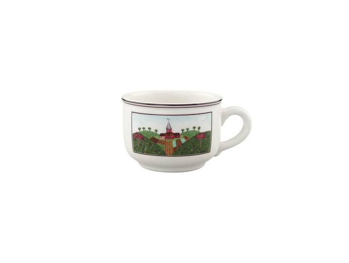 Villeroy & Boch Teetasse Design Naif bunt 250 ml, Mehrfarbig, Keramik, Geschirr, Tassen, Teetassen