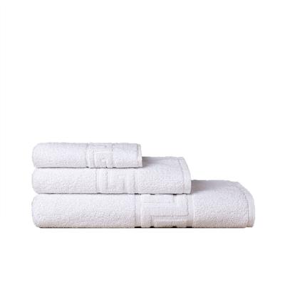 Sanelitex - Waschhandtuch Weiß 450gr 80/20 mit Bordüre | 50x100cm