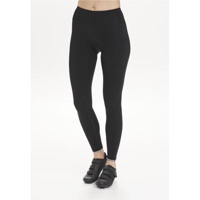 Radhose ENDURANCE "Juvel W Long Tights Gel-Pad", Damen, Gr. 40, EURO-Größen, schwarz, 72% Nylon, 28% Elasthan, unifarben, lang, Hosen Radlerhose Fahrradhose Sporthose, mit komfortabler Gel-Pad-Sitzpolsterung