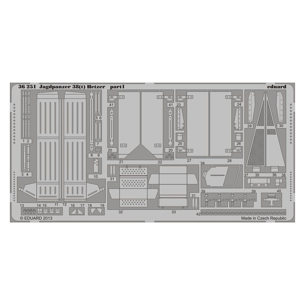 Eduard Jagdpanzer 38(t) Hetzer for Academy (36251)