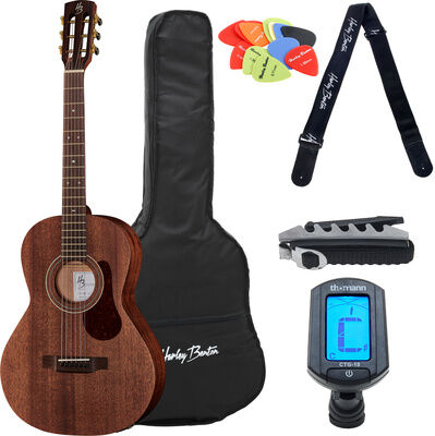 Harley Benton CLP-15ME SolidWood Bundle Natur matt