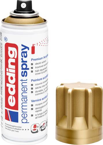 Edding 4-5200924 Spray 5200 Farbe: reichgold seidenmatt 200ml