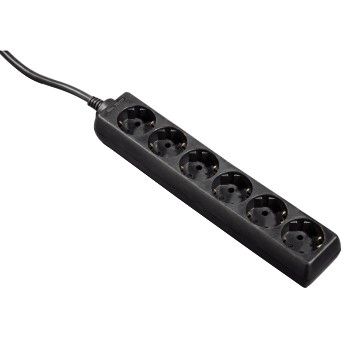 Hama 00030393 Steckdosenleiste 6-fach 1,4m Schwarz