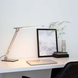 Tischlampe Schreibtischleuchte dimmbar LED Wohnzimmerleuchte verstellbar H 70 cm